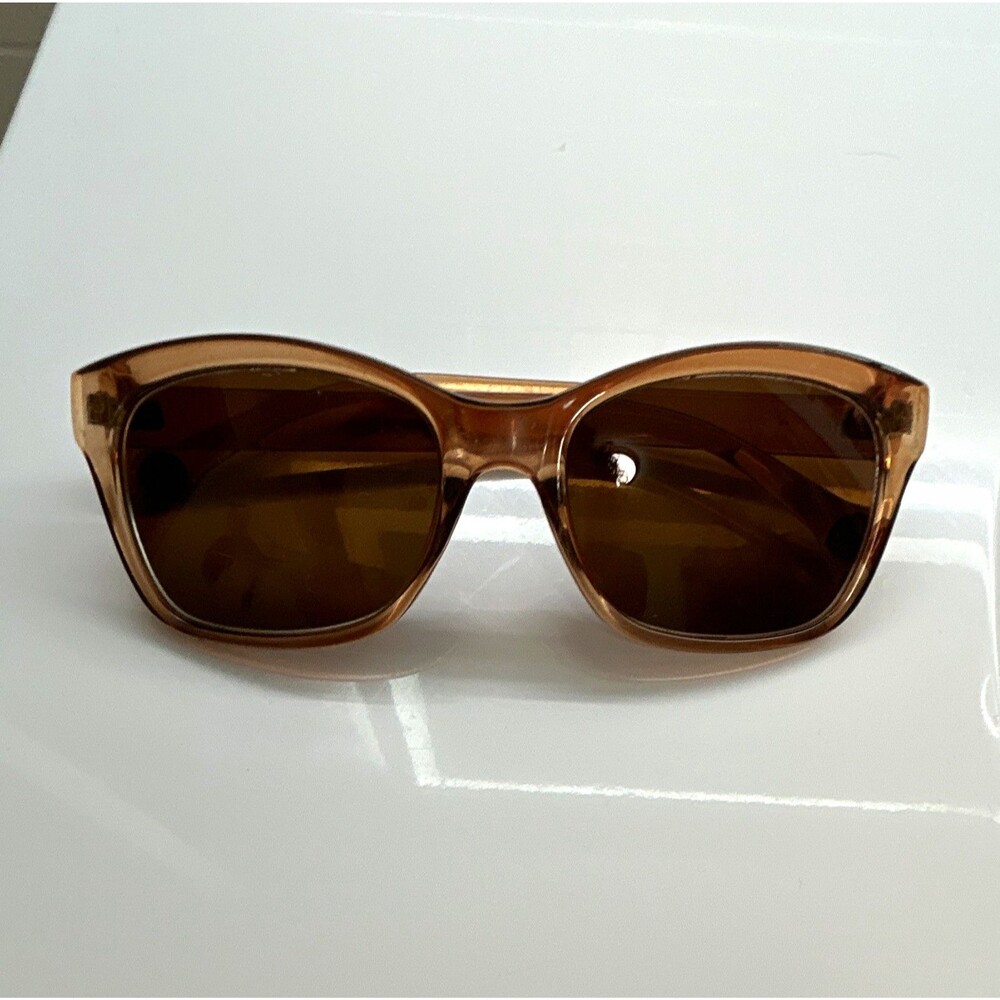 Converse Women’s Oversized Square Sunglasses Brown Frame, Brown Tinted UV400